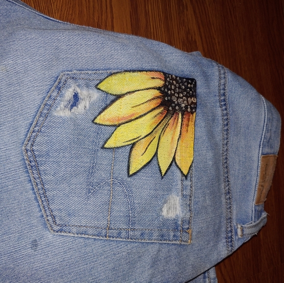 Repurposed jeans - Picture 3 of 5